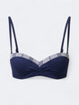 Image for Women's Textured Bikini Top,Navy
