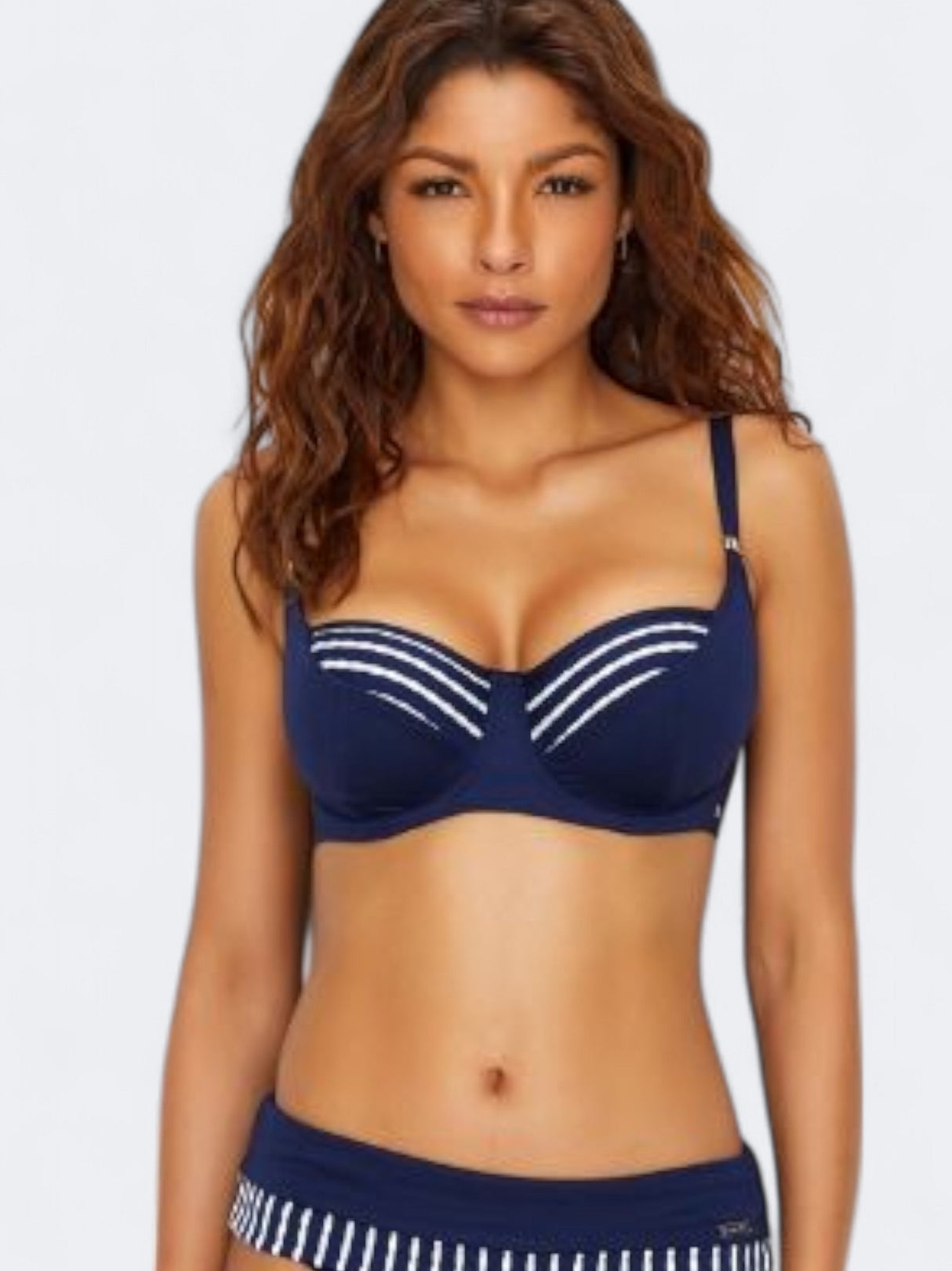 Image for Women's San Remo Balcony Bikini Top,Navy