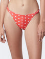 Image for Women's Printed Bikini Briefs Bottoms,Orange