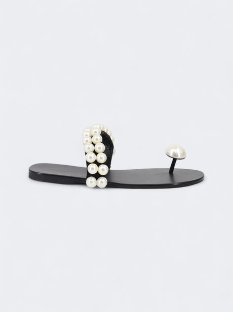 Image for Women's Embellished Gertrude Sandals,Black