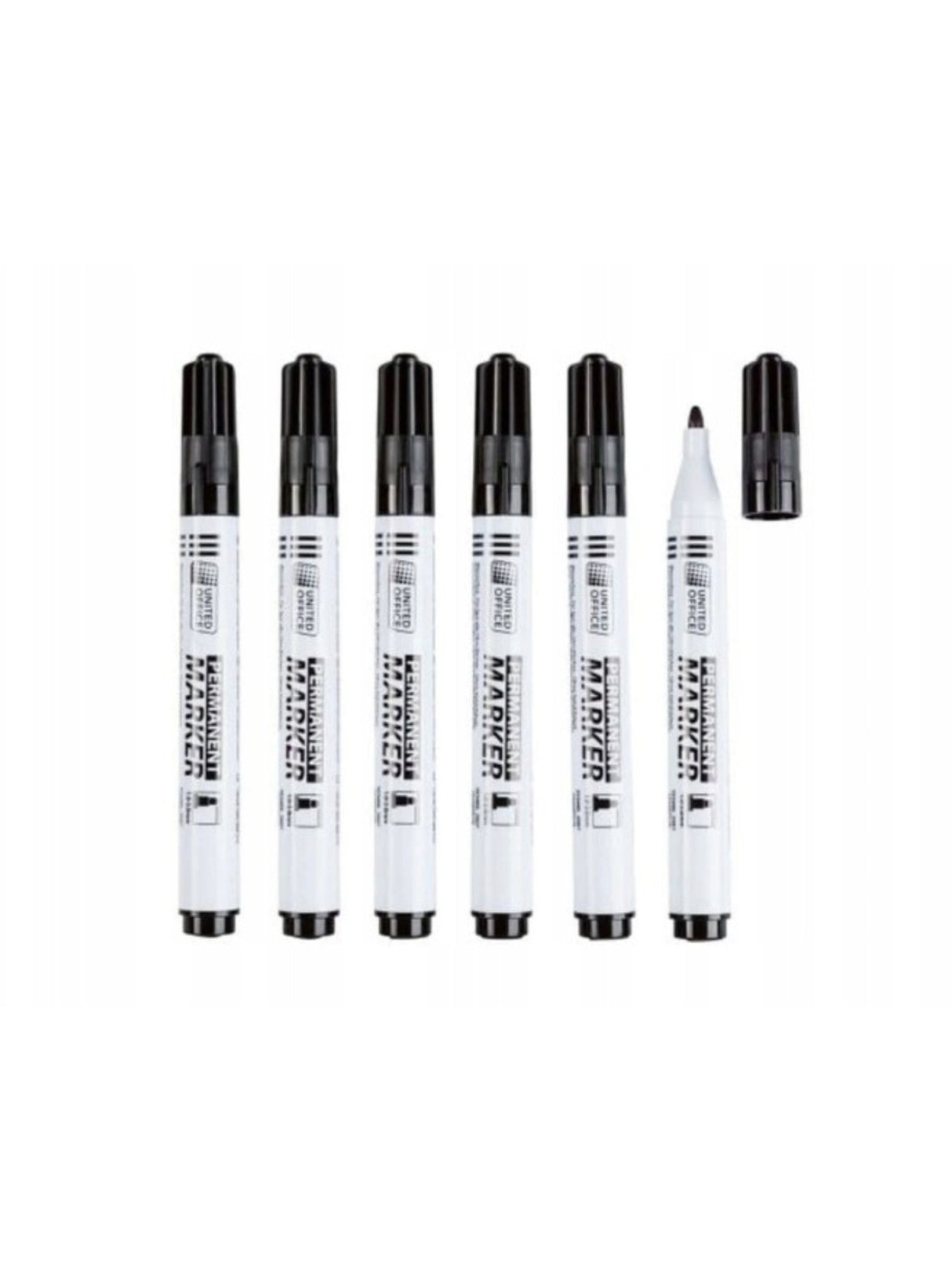 Image for Markers Black Round Tip