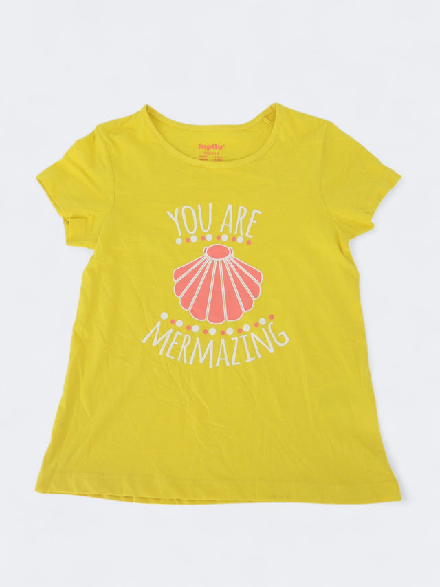 Image for Kids Girl's Graphic Printed T-Shirt,Yellow
