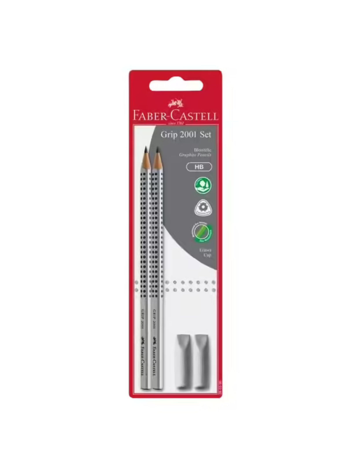 Image for Set Of 2 Pencils And Erasers