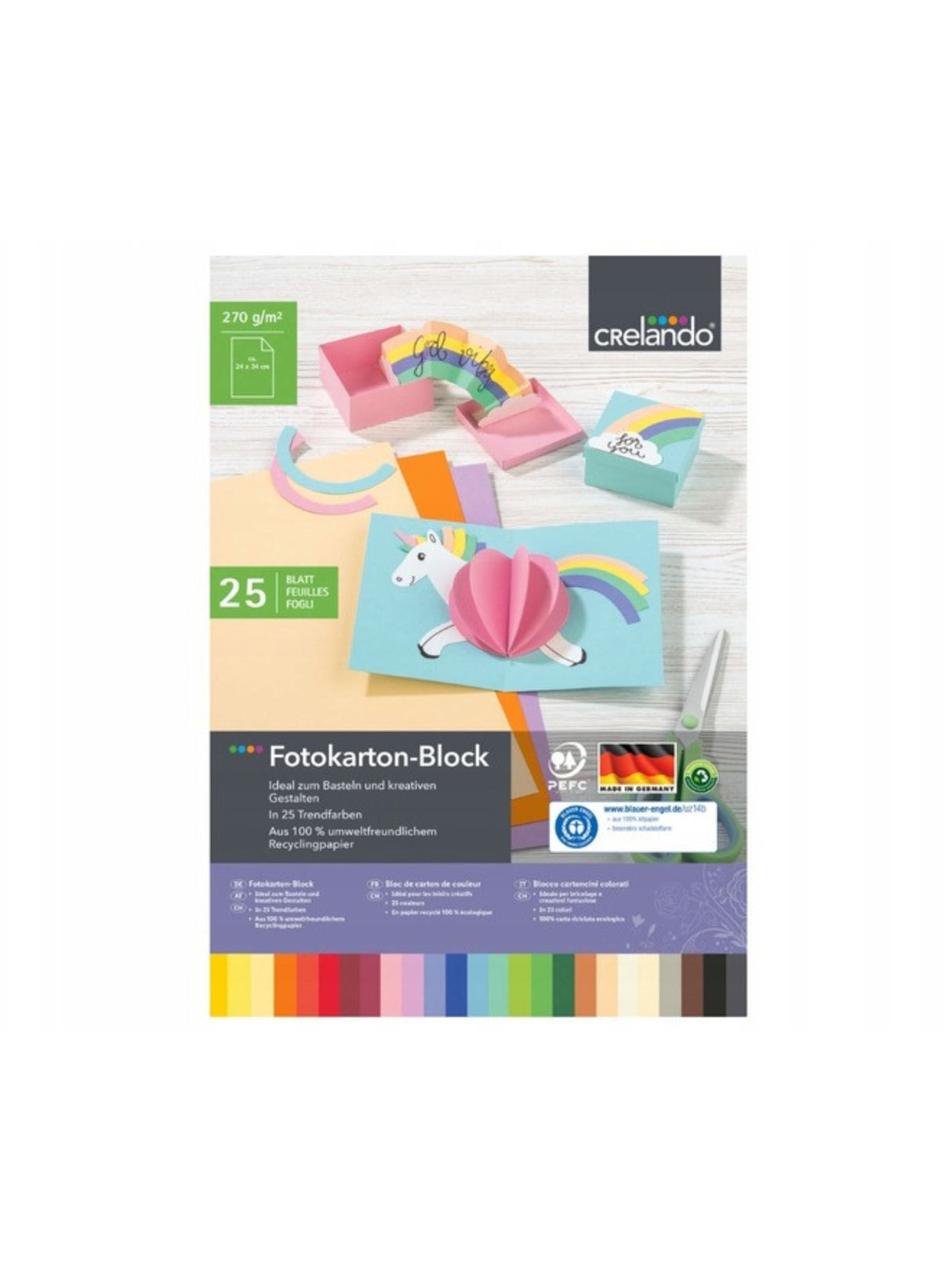 Image for Block Of Colored Cardboard