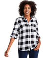 Image for Women's Plaid Chemise,Multi