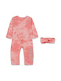 Image for Kids Girl's Wavy Printed Jumpsuit Hair Band,Rose