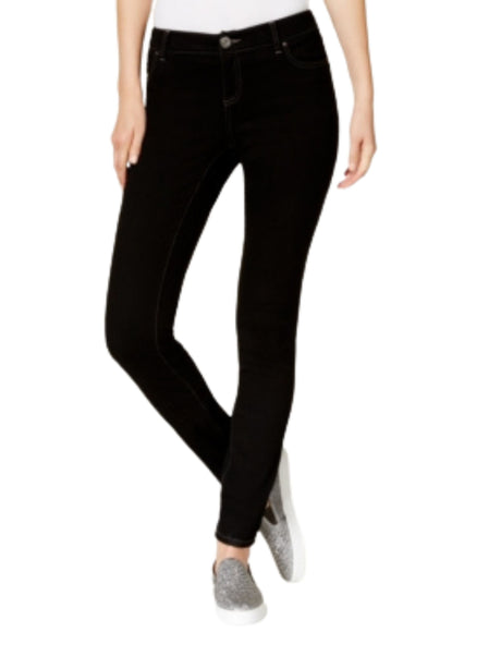 Image for Women's Plain Skinny Jeans,Black