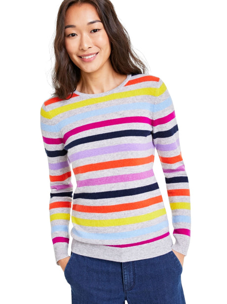 Image for Women's Striped Knitted Sweaters,Multi