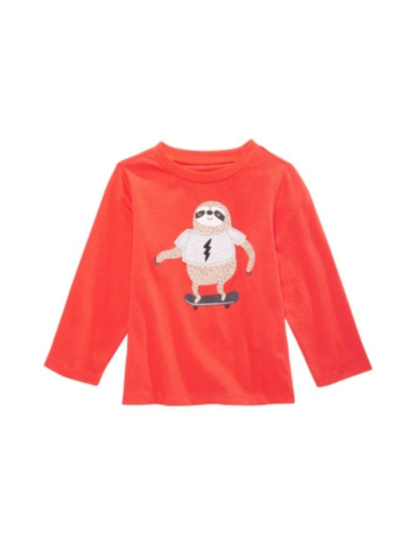 Image for Kids Boy's Printed Top,Orange