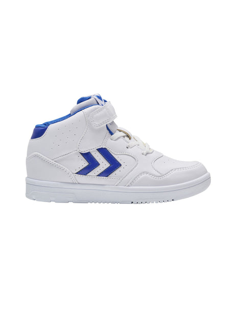 Image for Kids Boy's Brand Logo Patched Ankle Boots,White
