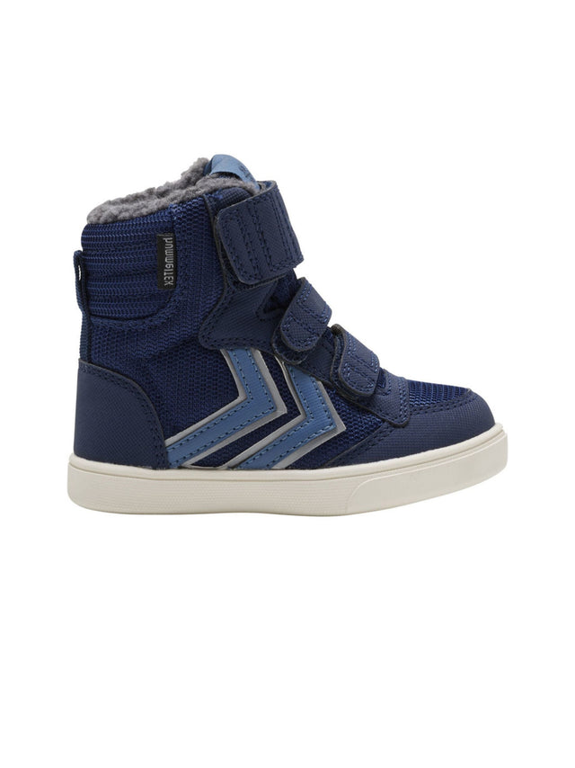 Image for Kids Boy's Brand Logo Patched Ankle Boots,Navy