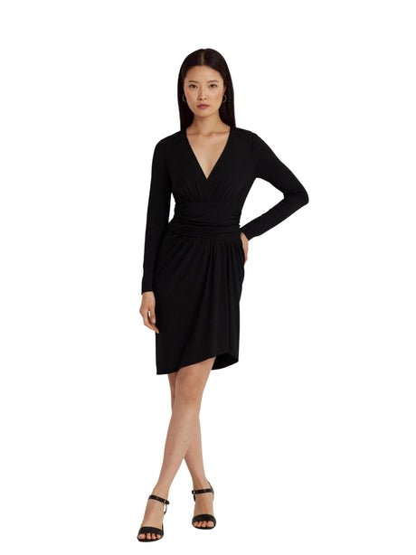 Image for Women's Ruffled Dress,Black