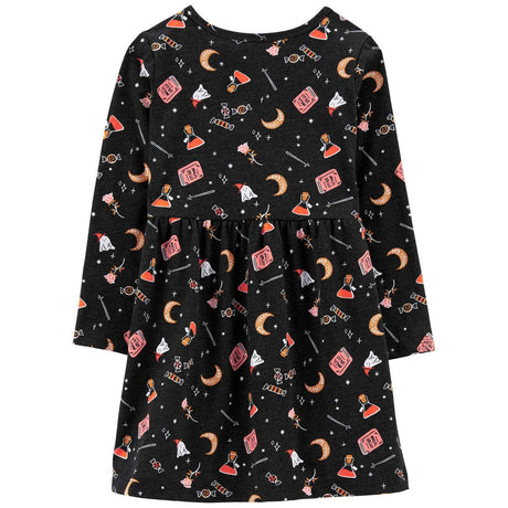 Image for Kids Girl's Printed Sleepwear Robe, Black