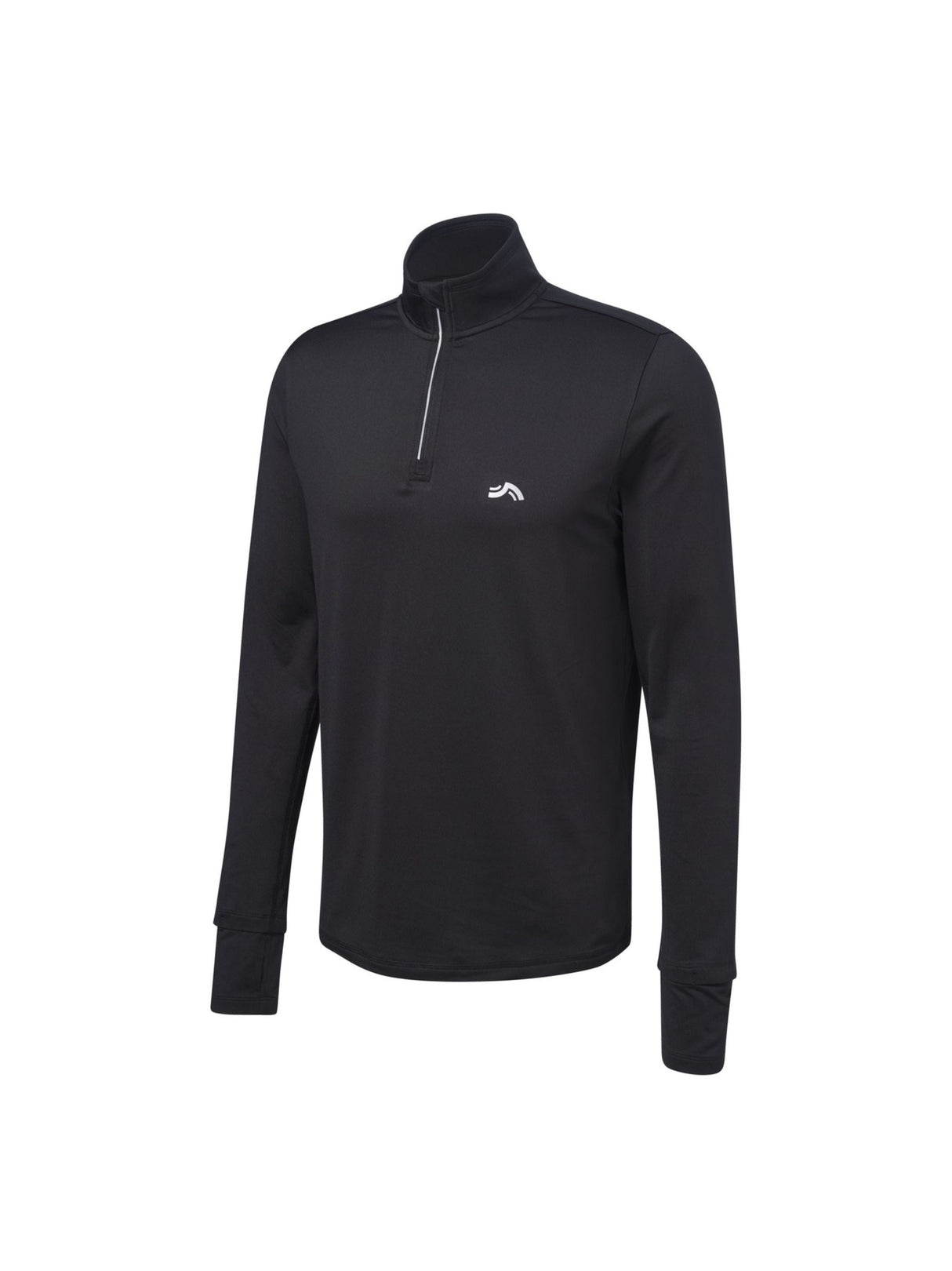 Image for Men's Plain  Thumb Hole Sleeves Sport Top,Black 