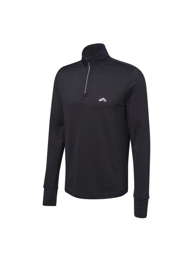 Image for Men's Plain  Thumb Hole Sleeves Sport Top,Black 