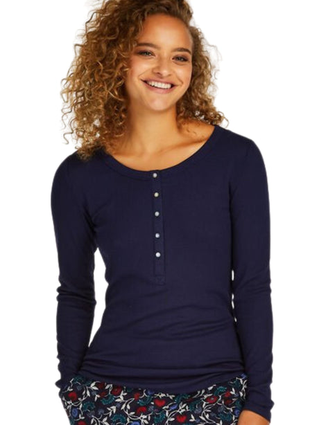 Image for Women's Knitted Sleepwear Top,Navy