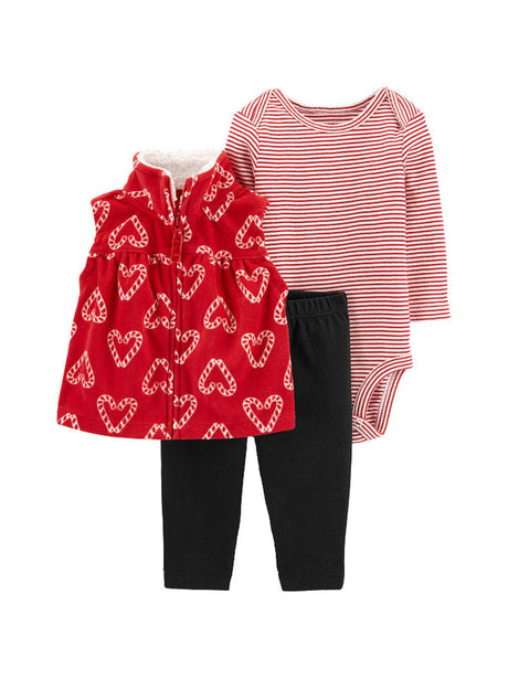 Image for Kids Girl's Graphic Printed Bodysuit Set ,Multi
