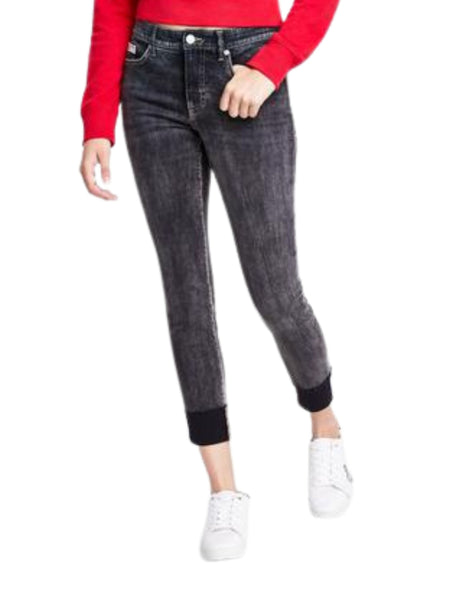 Image for Women's Washed Skinny Jeans,Grey