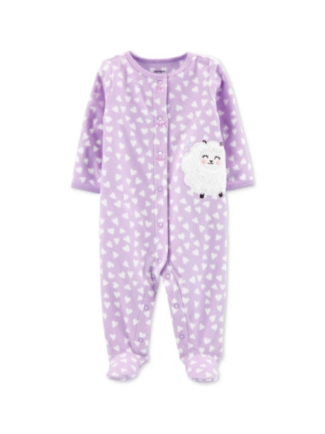 Image for Kids Girl's  Hearts Printed Jumpsuit,Purple