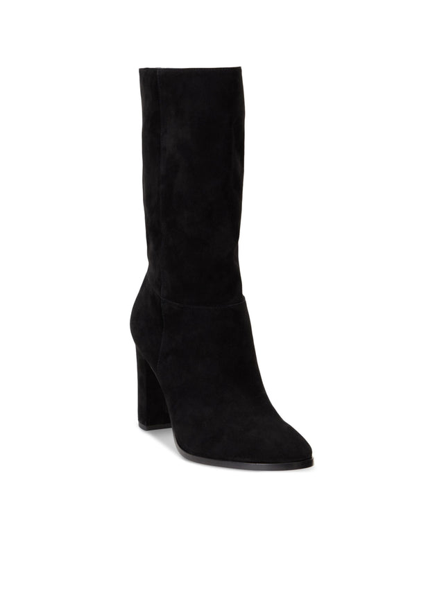 Image for Women's Plain Ankle Boots Heels,Black