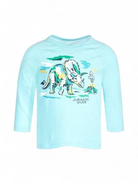 Image for Kids Boy's Printed Top,Light Blue