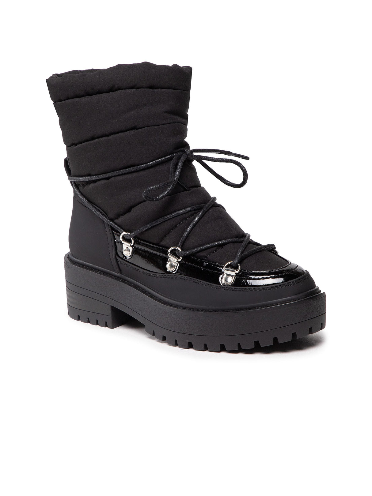 Image for Women's Quilted Ankle Boots,Black