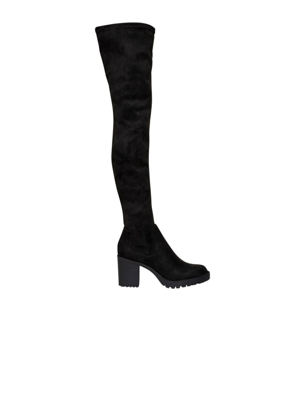 Image for Women's Plain Knee High Boots,Black