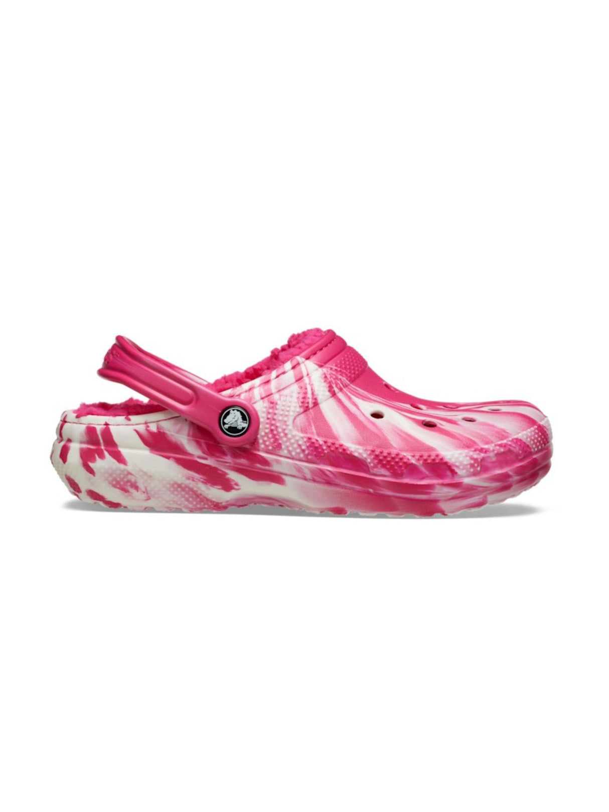 Image for Women's Lined Clog Slippers,White/Pink