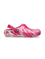 Image for Women's Lined Clog Slippers,White/Pink