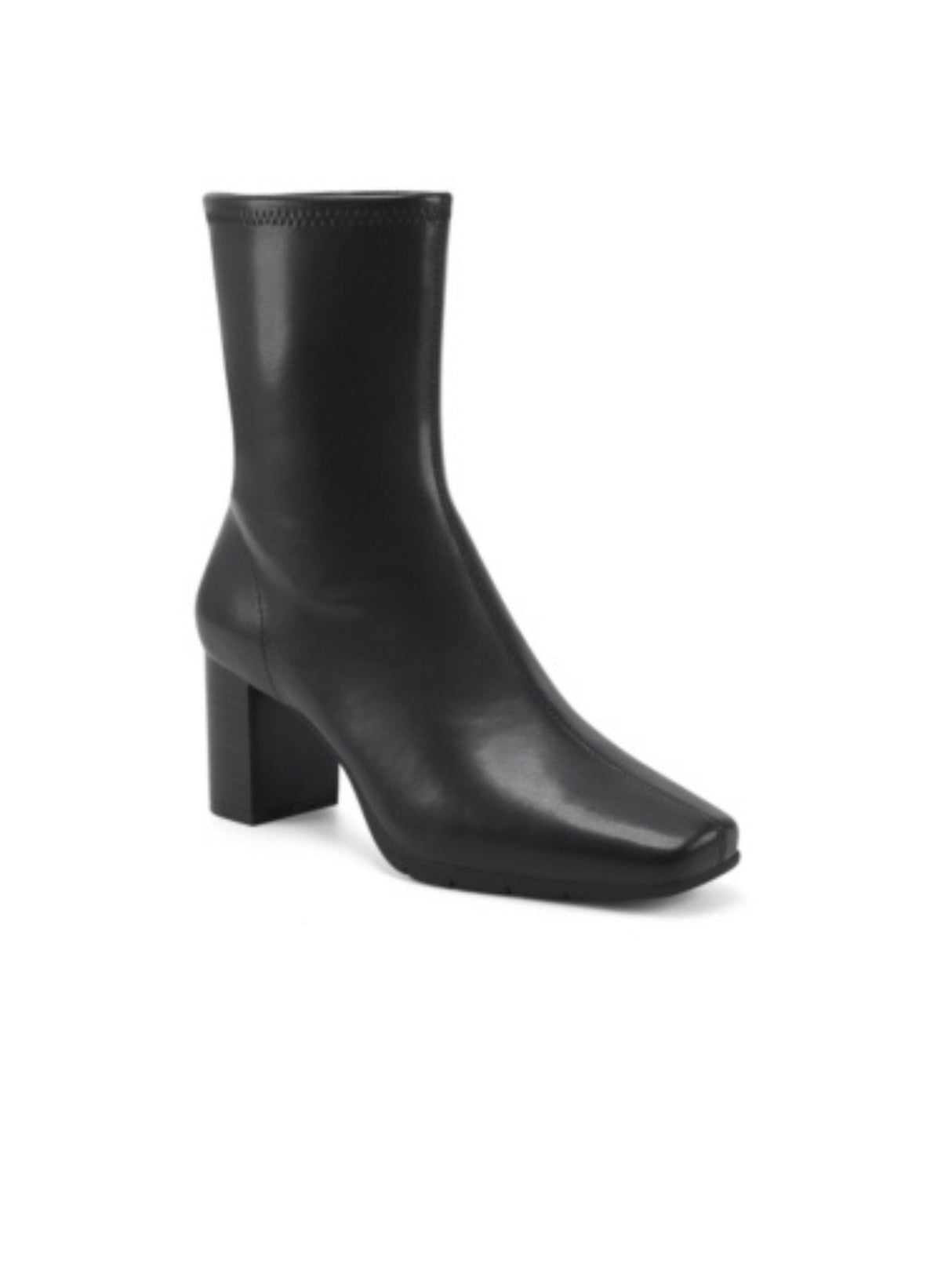 Image for Women's Plain Ankle Boots Heels,Black