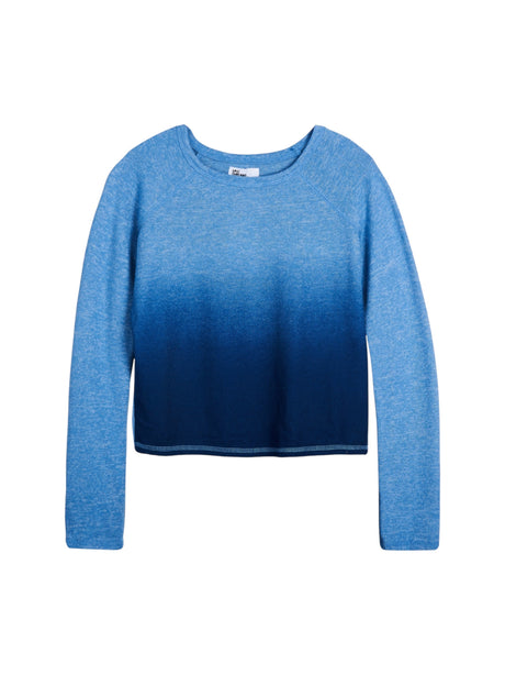 Image for Kids Girl's Knitted Ombre Top,Blue