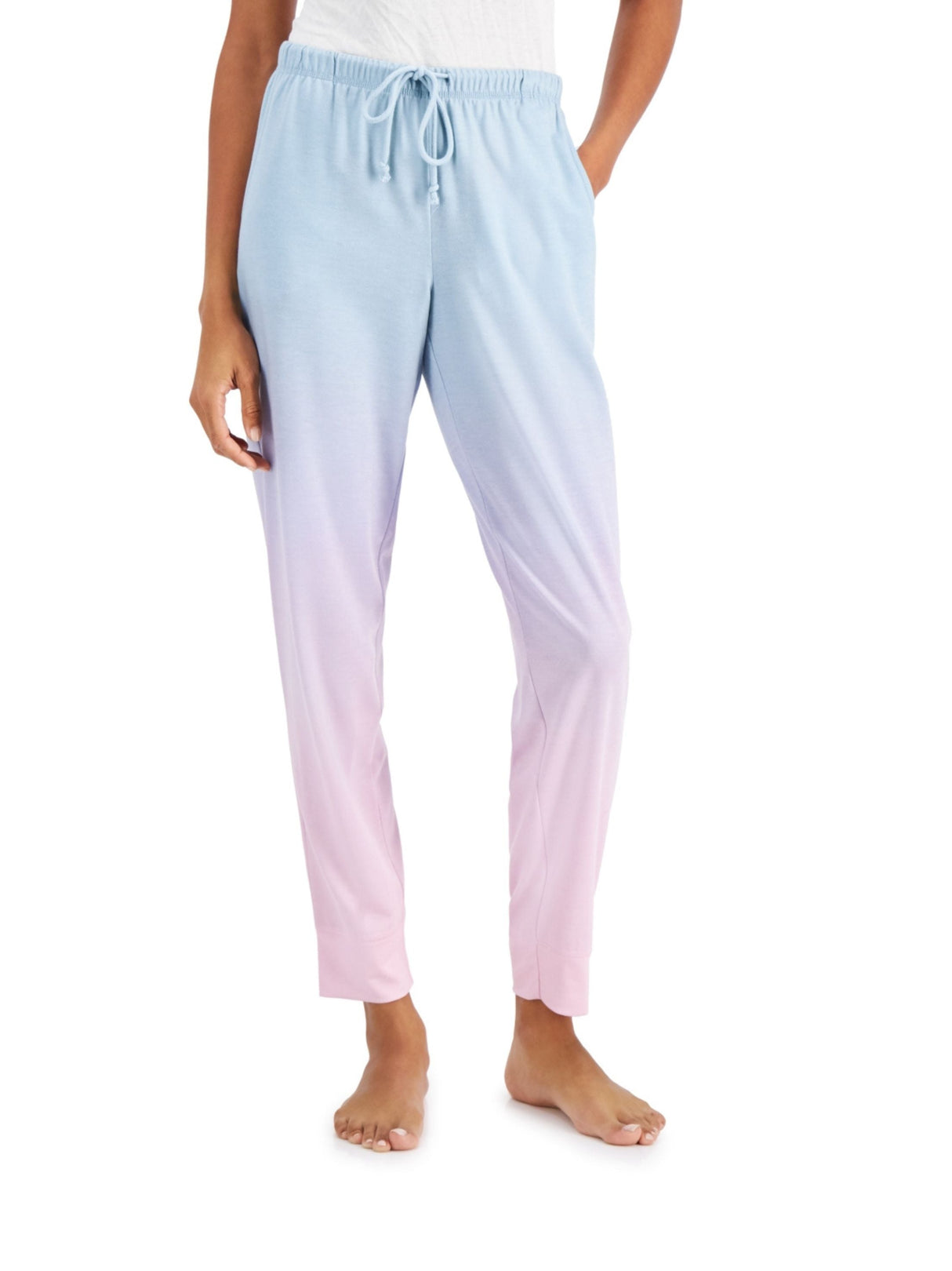 Image for Women's Colorblocked Pants,Light Blue\Pink