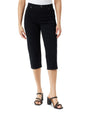 Image for Women's Plain Cropped Jeans,Black