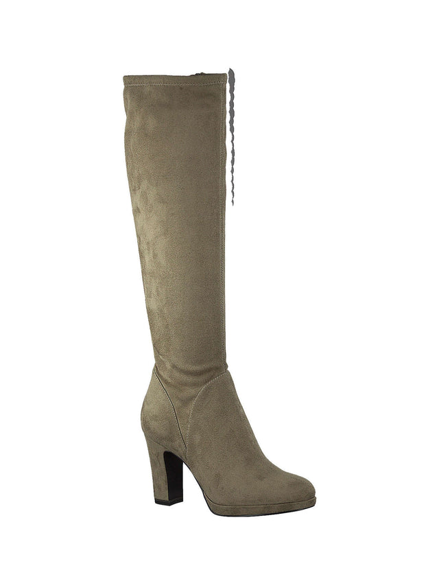 Image for Women's Plain Knee High Boots Heels,Taup