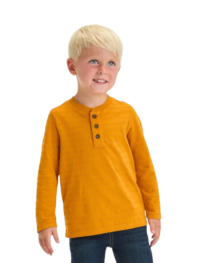 Image for Kids Boy's Striped Knitted Top,Yellow
