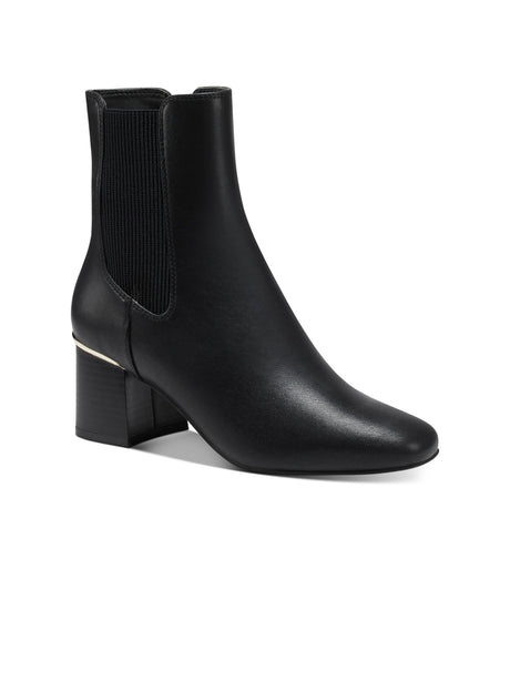 Image for Women's Plain Ankle Boots Heels,Black