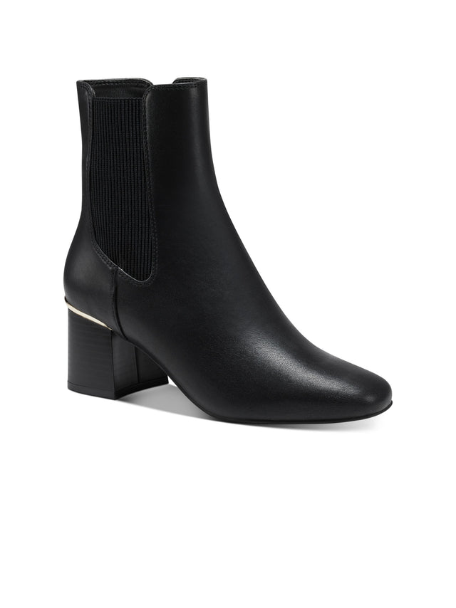 Image for Women's Plain Ankle Boots Heels,Black