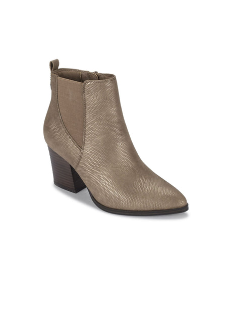 Image for Women's Textured Ankle Boots Heels,Auburn