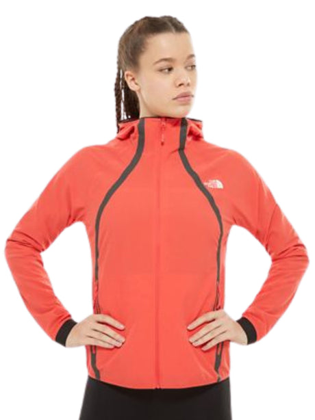 Image for Women's Brand Logo Printed Sport Jacket Two Pockets,Dark Coral