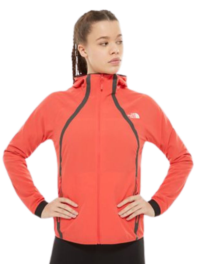 Image for Women's Brand Logo Printed Sport Jacket Two Pockets,Dark Coral