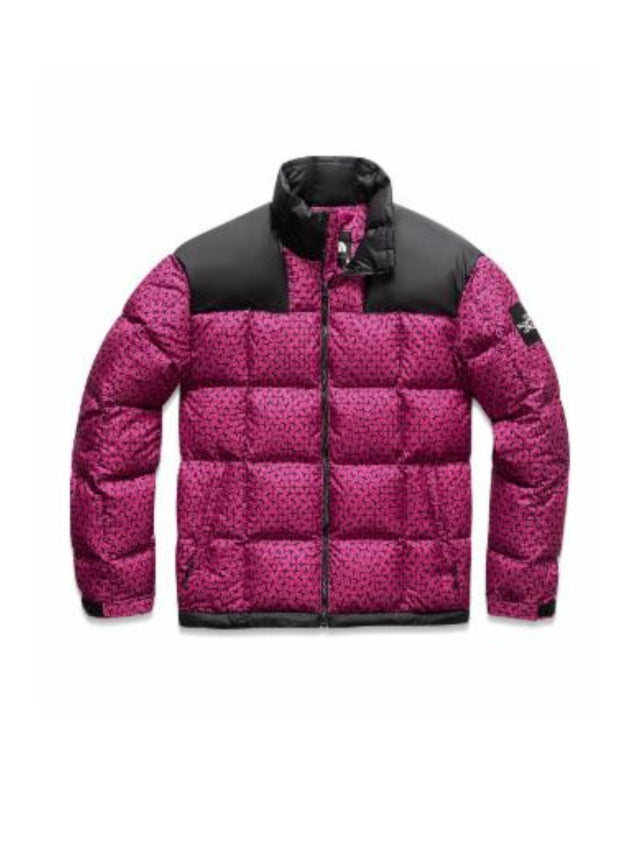 Image for Men's Quilted Jacket Two Pockets,Pink/Black