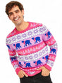 Image for Men's Mohair Plaid Sweaters,Multi