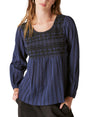 Image for Women's beads Top ,Navy