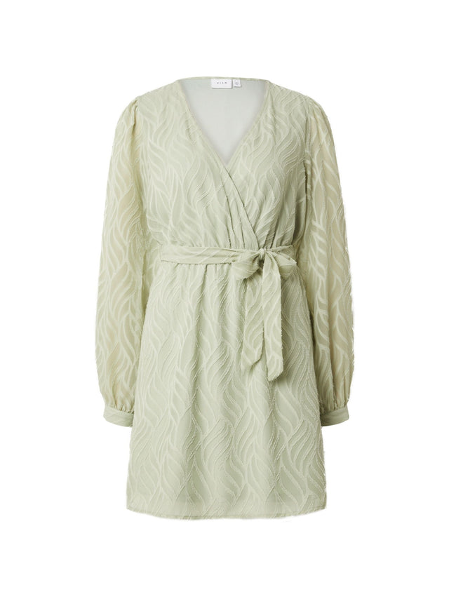 Image for Women's Printed Dress,Light Green