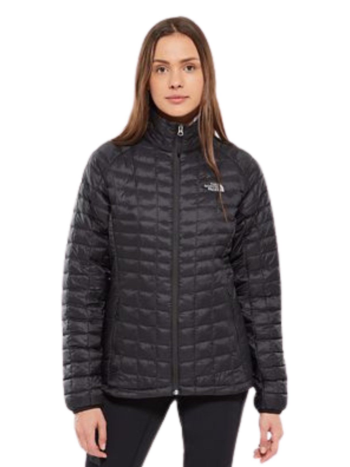 Image for Women's Quilted Jacket Two Pockets,Black