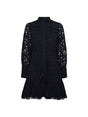 Image for Women's Open Knitted Dress,Black