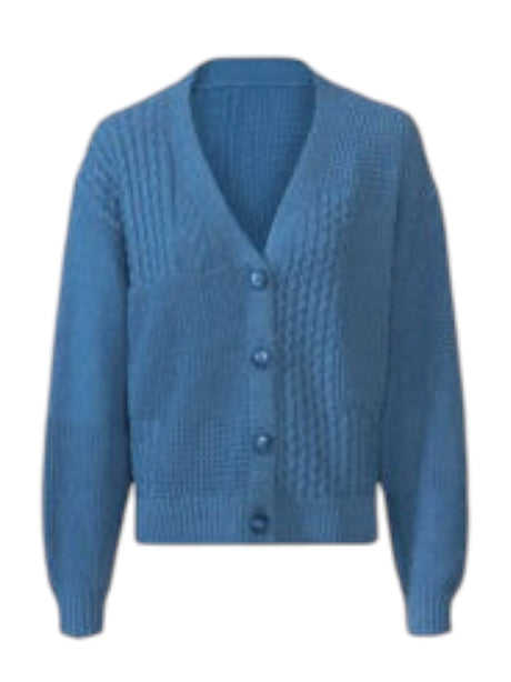 Image for Women's Knitted Sweaters Cardigan,Blue