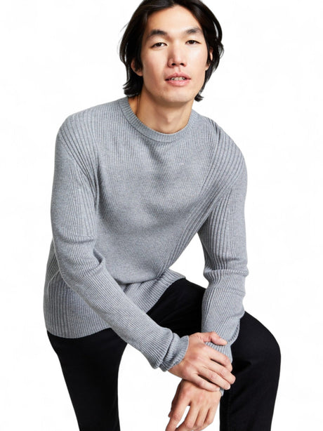 Image for Men's Knitted Sweaters,Grey