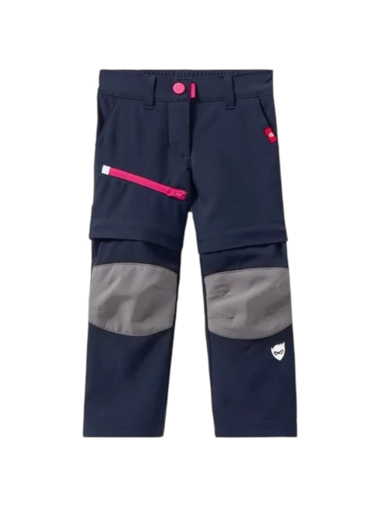 Image for Kids Girl's Plain Pants Can Also Be Worn As Shorts,Navy\Grey