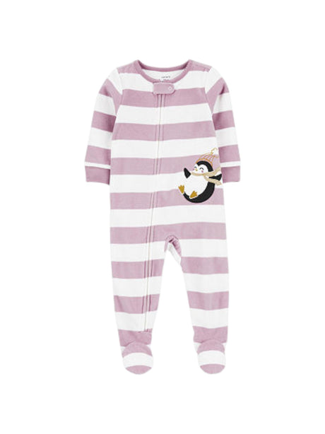 Image for Kids Girl's Striped Jumpsuit,Pink/White
